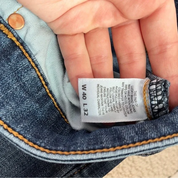 Lucky Brand Men's Slim Jeans Medium Wash - Picture 6 of 6